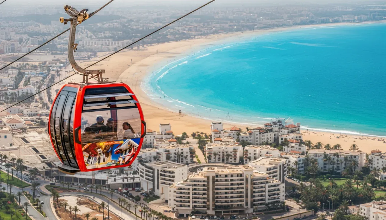 Agadir : Cable Car & City Tour