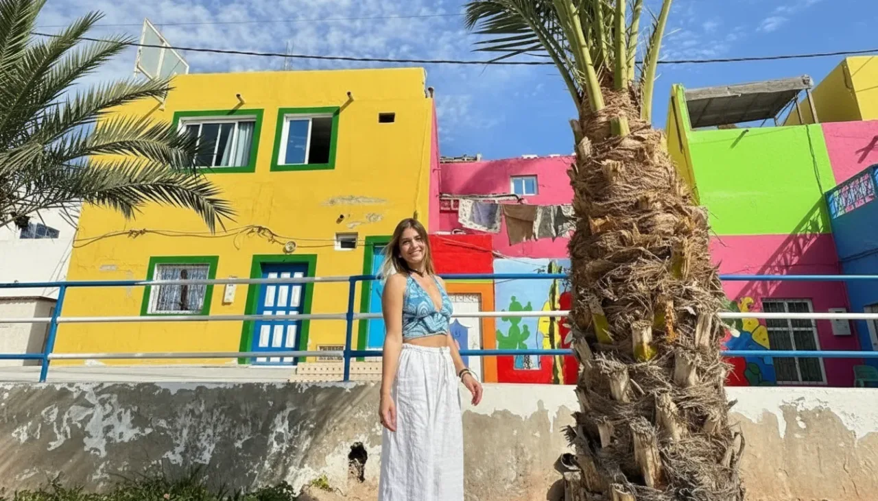 Agadir: Taghazout, Colorful Village & Timlaline Desert Dunes