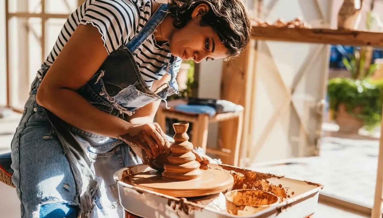 Hands-On Moroccan Pottery: Craft Your Own Souvenir in Agadir
